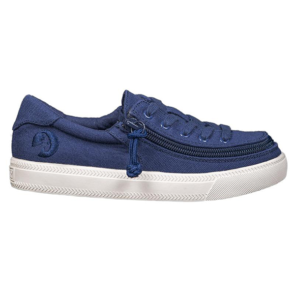Kid's Navy / White Canvas BILLY Classic Lace Low BK18001-410