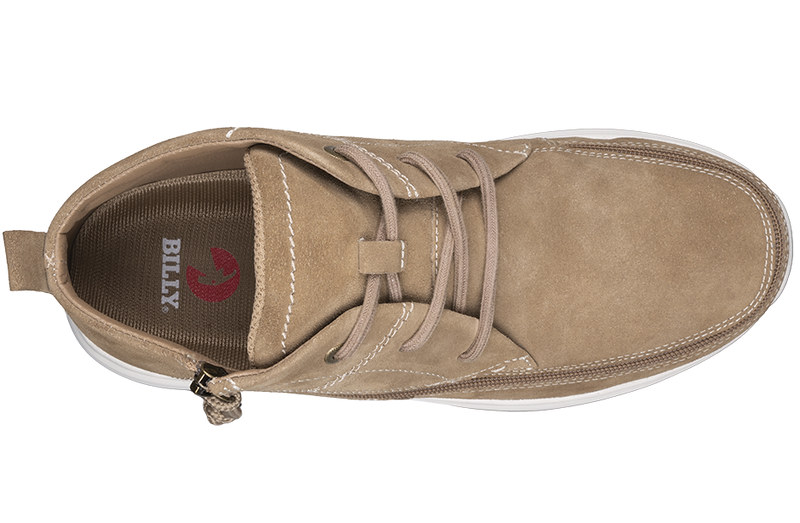 BILLY Footwear Comfort Leder Chukka Sand/Beige Normal Weit  BM23349-230 44-weit