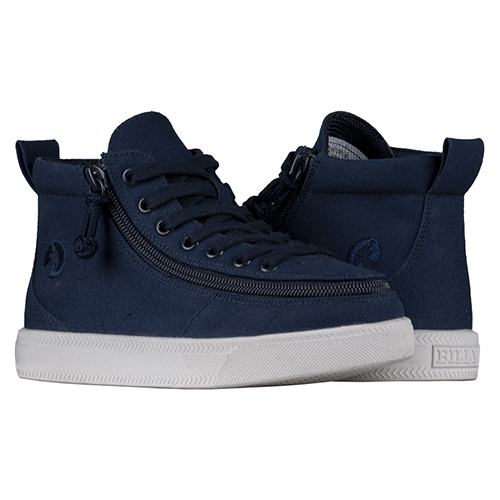 BILLY D/R Classic High Top Canvas Navy BK22317-410 3-wide