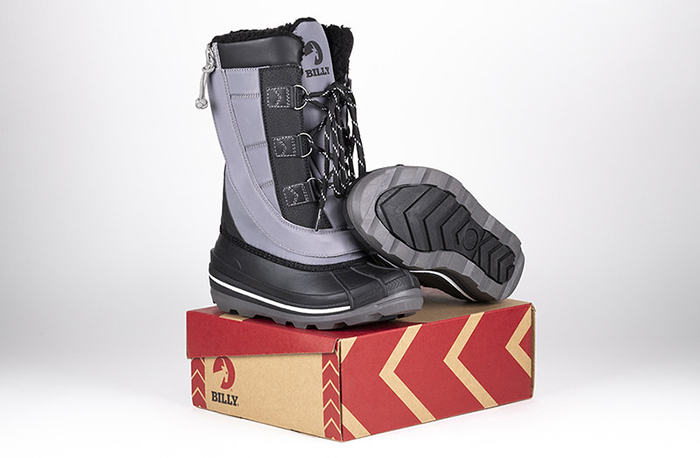BILLY Footwear Ice II Winter Kinderschuh Normal schwarz/grau hoch BK22327-020 40-normal