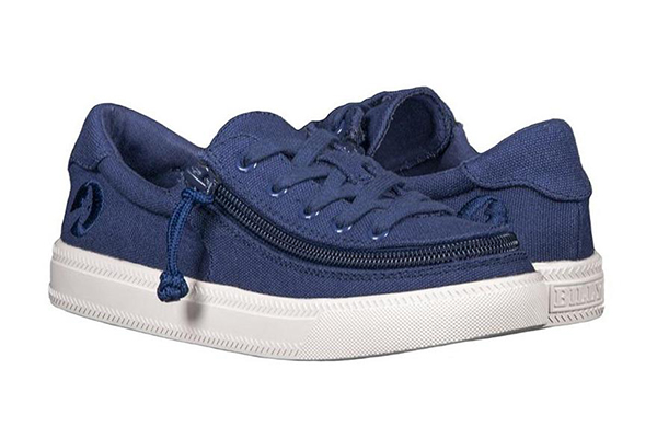 Kid's Navy / White Canvas BILLY Classic Lace Low BK18001-410