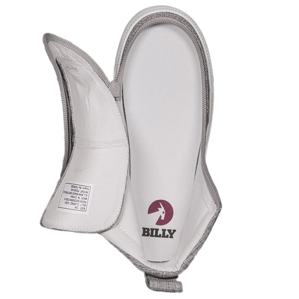 Billy Footwear Classic Kinderschuh grau hoch BK17007-050