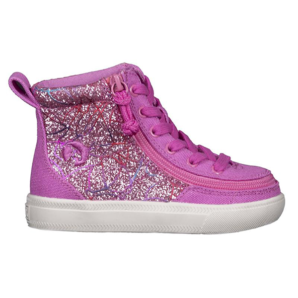 Toddler Pink Printed Canvas BILLY Classic Lace Highs, BT19011-670 6,5-medium