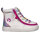 Billy Footwear Clasic Kids White Rainbow / White Canvas Lace High  BK19011-140 39 medium